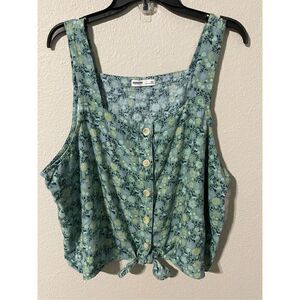 ❤️Women’s Tie Hem Square Neck Tank